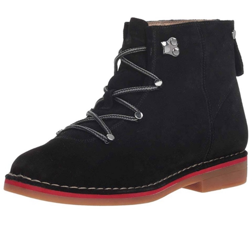 Black Suede Hiker Booties 🥾